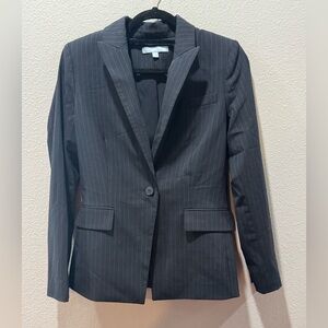 🖤 ANTONIO MELANI Charcoal Pinstripe Blazer – SZ 2 🖤